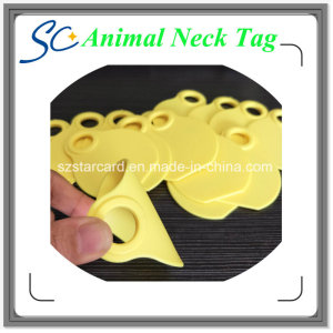 New Product 80X65mm Animal Neck Tag for Cattle Sheep Management