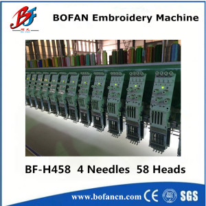 Multi Heads High Speed Flat Embroidery Machine